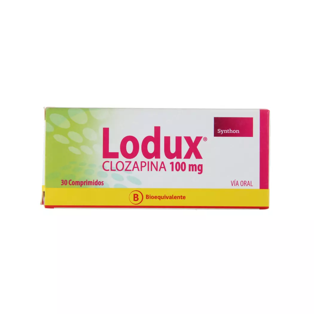 LODUX 100 MG 30 COMPRIMIDOS (CLOZAPINA)